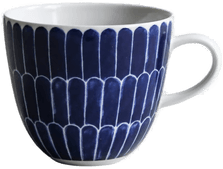 Götefors Porslin Selma kopp fjær blå