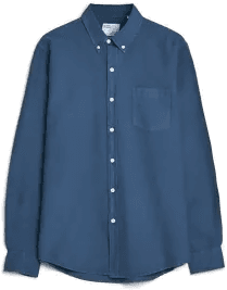 Colorful Standard Classic Oxford Skjorte Petrol Blue