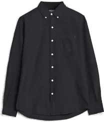 Colorful Standard Classic Oxford Skjorte Deep Black