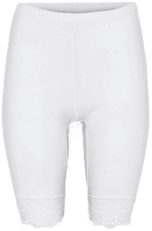 Decoy Capri Leggings Hvit Økologisk Bomull