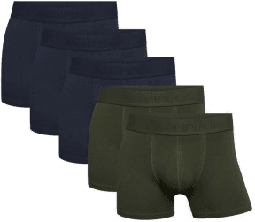 Resteröds 5P Organic Cotton Boxer Blå/Grønn