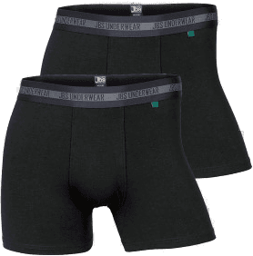 JBS Bamboo Boxer Svart 6XL Herre