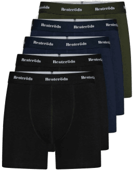 Resteröds Kalle Bamboo Boxer Svart/Grønn