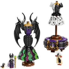 LEGO Disney Classic Maleficents og Cruella De Vils kjoler