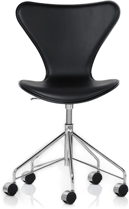 Fritz Hansen Sjuan 3117 Läder Essential Black