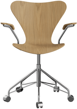 Fritz Hansen 3217 Sjuan Ekfanér