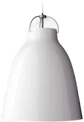 Fritz Hansen Caravaggio P2 Blank hvit