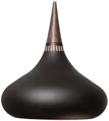 Fritz Hansen Orient P2 Pendel svart/rose Ø 34cm