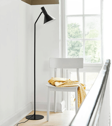 Frandsen Lyss gulvlampe, matt svart