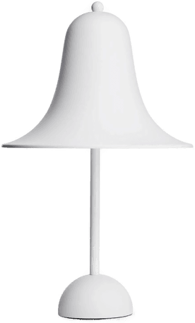 Verpan Pantop bordlampe matt hvit