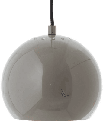 Frandsen pendellampe Ball, grå, Ø 18 cm
