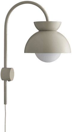 Frandsen Butterfly vegglampe brungrå