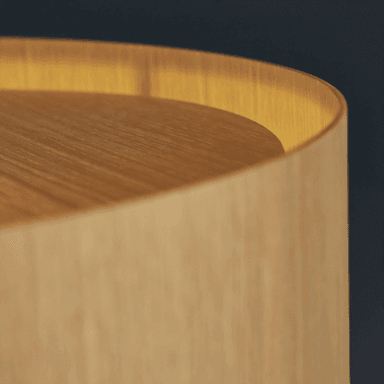 Frandsen hengelampe FM 1954, eik, Ø 41 cm