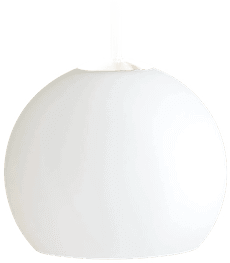 Frandsen Ball pendellampe, opalhvit, Ø 18 cm