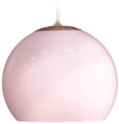 Frandsen Ball pendellampe, opal rosé