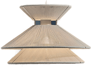 Frandsen Kiku pendellampe hvit Ø 35,5 cm