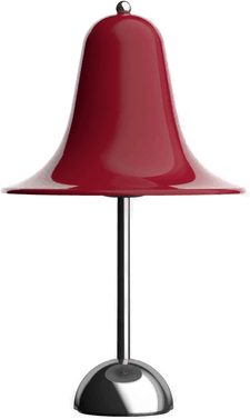 Verpan Pantop bordlampe, kirsebærrød