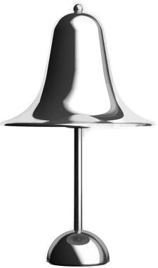 Verpan Pantop bordlampe, krom, 23 cm