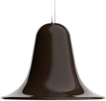 Verpan hengelampe Pantop, brun, Ø 23 cm