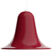 Verpan Pantop hengelampe, kirsebærrød, Ø 23 cm