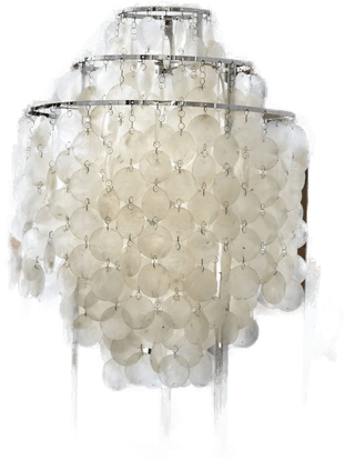 Verpan Fun 1TM bordlampe krom