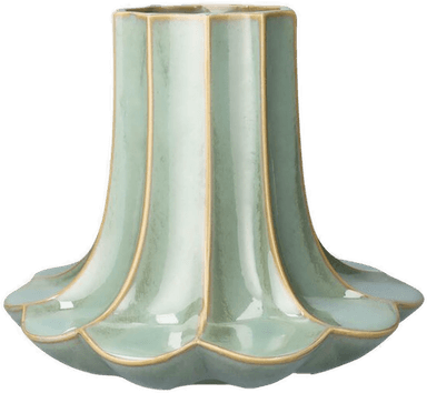 Kähler Kantarel vase 20,5 cm grønn