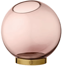 AYTM Globe vase medium ros-gull