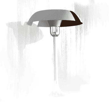 AYTM Cycnus bordlampe taupe 48 cm