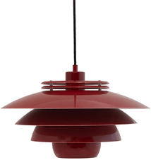 Dyberg Larsen Ejka pendellampe 20 cm mørkerød
