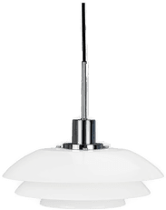 Dyberg Larsen DL31 pendel 15 cm opal/krom