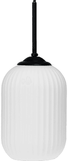 Dyberg Larsen Pendel Riflet D14 Opal Hvit