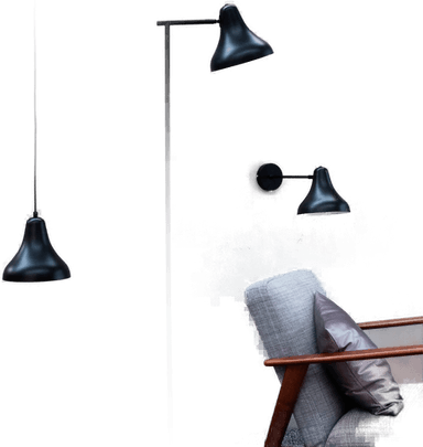 Dyberg Larsen vegglampe Tokyo, svart