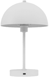 Dyberg Larsen Bordlampe Stockholm Oppladbar Hvit