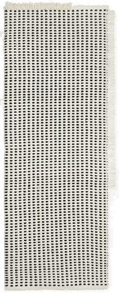 Ferm Living Way Runner 70x180 cm Off-White/Blue