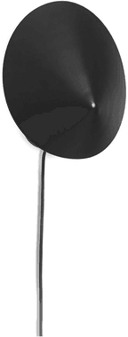 Ferm Living Arum vegglampe Black