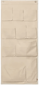 Ferm Living Canvas wall pockets 70 x 160 cm