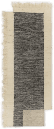 Ferm Living Counter Runner 80 x 200 cm Charcoal/Off-White