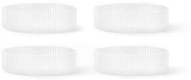 Ferm Living Ripple frokostskål 4-pakning