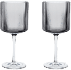 Ferm Living Ripple rødvinsglass 32,5 cl