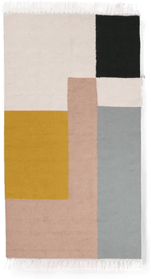 Ferm Living Kelim Teppe Small Squares