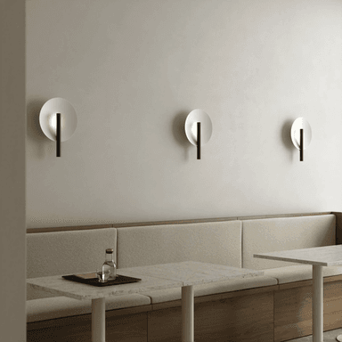 Dftp Vegglampe Furiko, svart/hvit