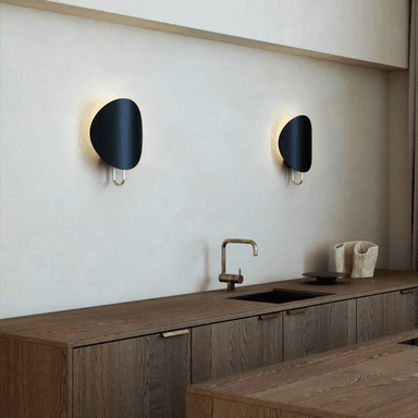 Dftp Vegglampe Spargo svart/gull