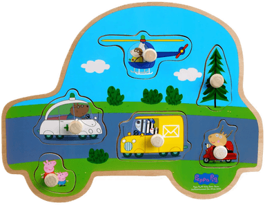 Puslespill Knotter Peppa Gris Transport
