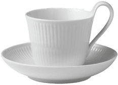 Royal Copenhagen Hvit Riflet kopp 24 cl