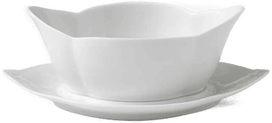 Royal Copenhagen Hvit Riflet Sauseskål 55cl