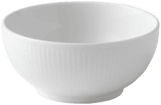 Royal Copenhagen Hvit Riflet skål 13 cm