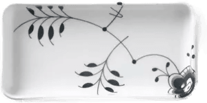 Royal Copenhagen Black Fluted Mega fat 24 cm