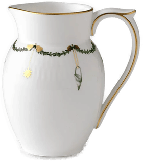 Royal Copenhagen Stjerne Riflet Jul Fløtemugge 39 cl