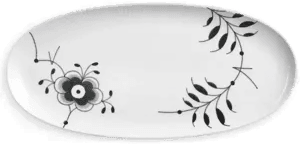 Royal Copenhagen Black Fluted Mega fat 37 cm