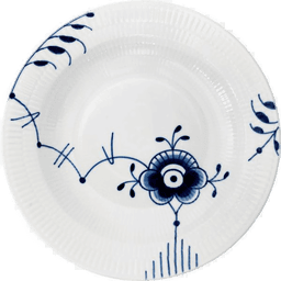 Royal Copenhagen Blå Mega Riflet dyp tallerken 27 cm